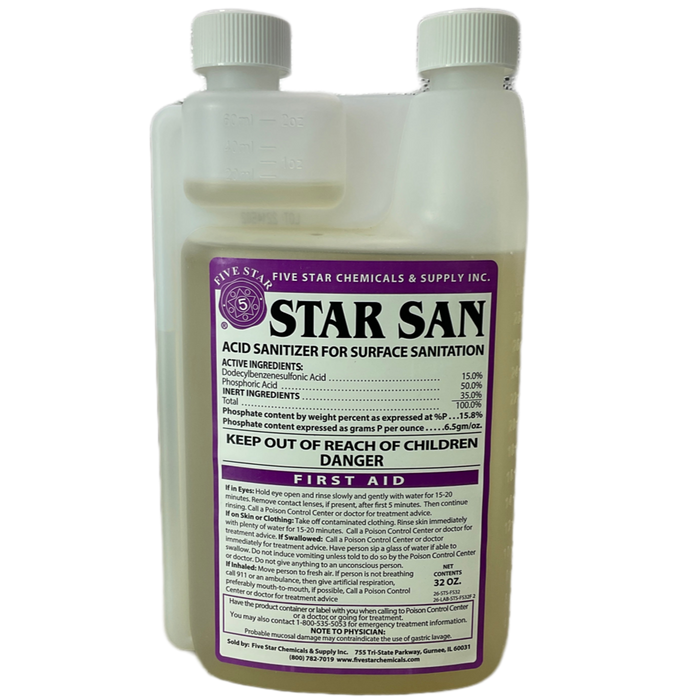 Star San Sanitize by Five Star - 32 oz.