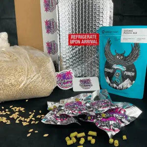 Collection of SoCal Brewing Supply's All-Grain Based 5 Gallon Beer Recipe Kits.