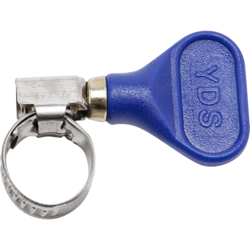 Stainless Hose Clamp 1/2 in. | Color Coded Tool-less Adjustment Tubing Clamp