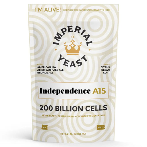 Imperial Yeast Independence, liquid brewing yeast pouch for beer fermentation.