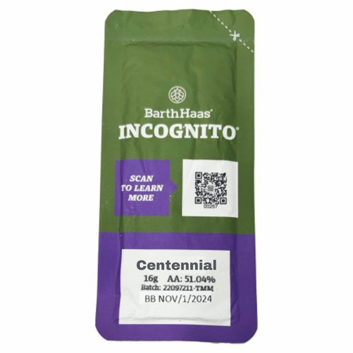 Incognito Centennial 16 g hop extract sachet for whirlpool hop additions