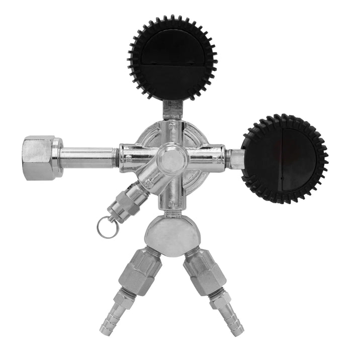 Kegco Elite Series Dual Gauge CO2 Regulator – Dual Output