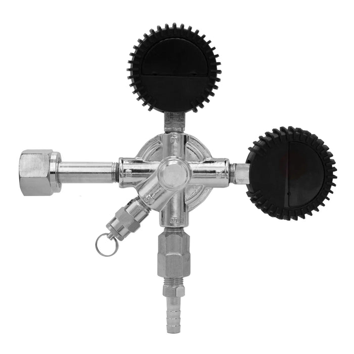 Kegco Elite Series Dual Gauge CO2 Regulator – Single Output