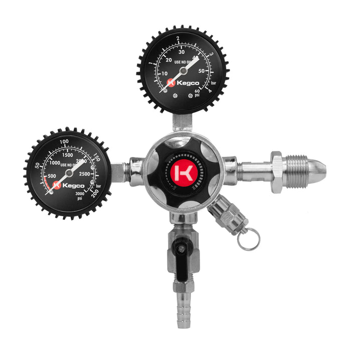 Kegco Elite Series Dual Gauge Nitrogen Regulator – LHU5N