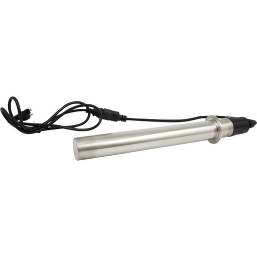 KegLand Warming Wizard Wand 125 watt immersion heater with 2 inch tri-clamp connection for conical fermenters