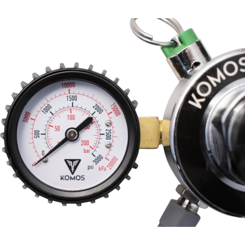 KOMOS® Premium Dual Body CO2 Regulator for Kegerators