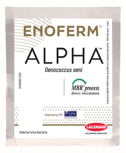 Lallemand ENOFERM ALPHA malolactic bacteria 2.5 g packet for wine MLF.