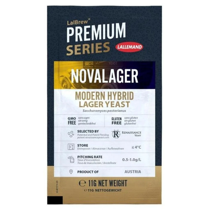 Lallemand LalBrew® Novalager Yeast for Modern Hybrid Lager - 11g