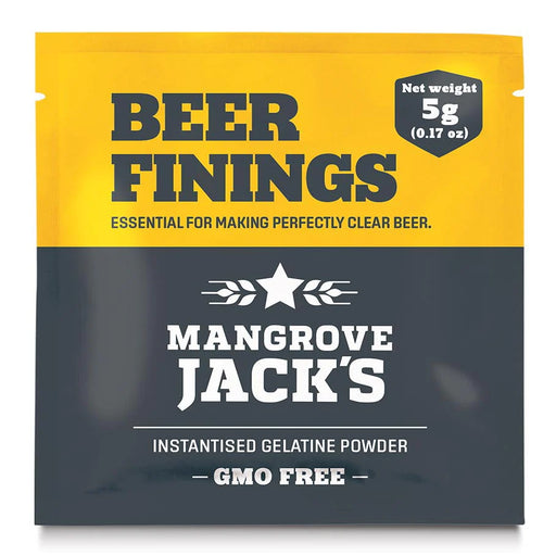 Image of Mangrove Jack's Powder Beer Finings product in a 5g sachet.