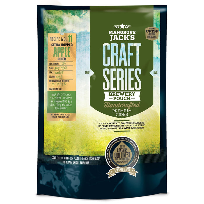 Citra Dry Hopped Apple Cider Kit | Mangrove Jack's 6-Gallon Craft Series