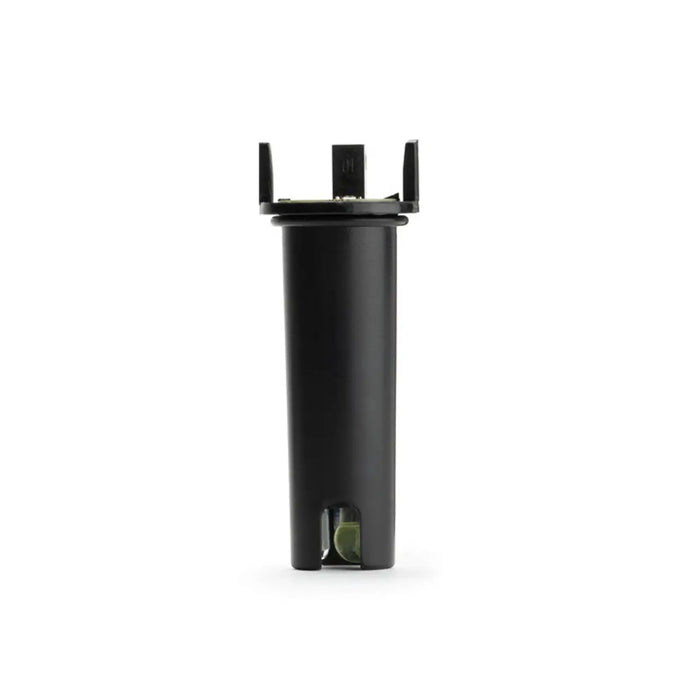 Milwaukee MI56p Replacement pH tester probe for many models of pen style pH meters, head on view of pH sensor.