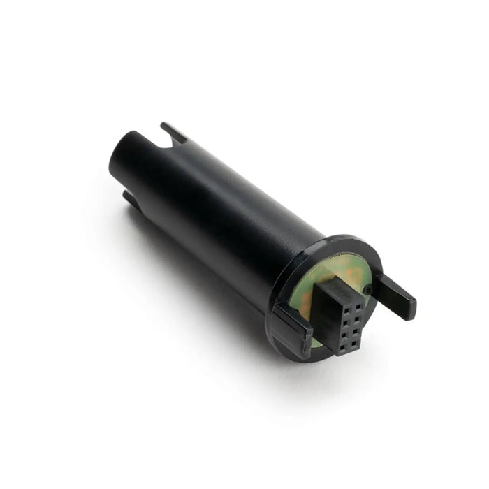 Milwaukee MI56p Replacement pH tester probe for many models of pen style pH meters, angle view of connector.