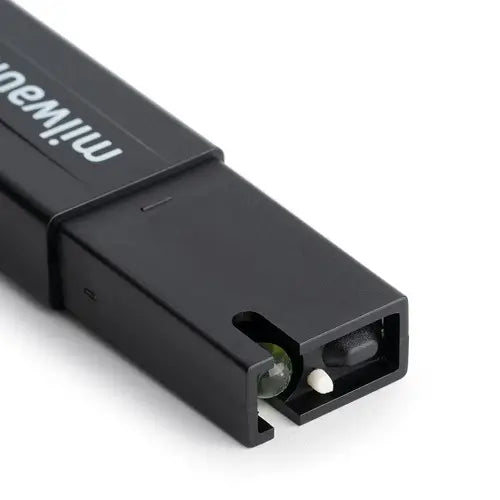 Close up image of Milwaukee Instruments pH600 AQ pH tester sensor element.