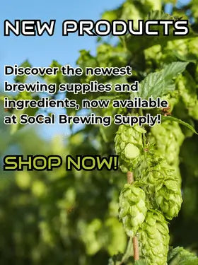 Checkout the newest products at SoCal Brewing Supply, we are constantly adding new product offers so come back often to see what's new!