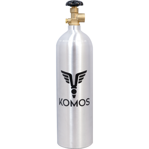 Aluminum Nitrogen Gas Tank for Serving Beer and Cold Brew Coffee, 22 cubic foot size.