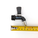 Image of Nukatap Mini beer faucet in Matte Black color, with horizontal measurements.
