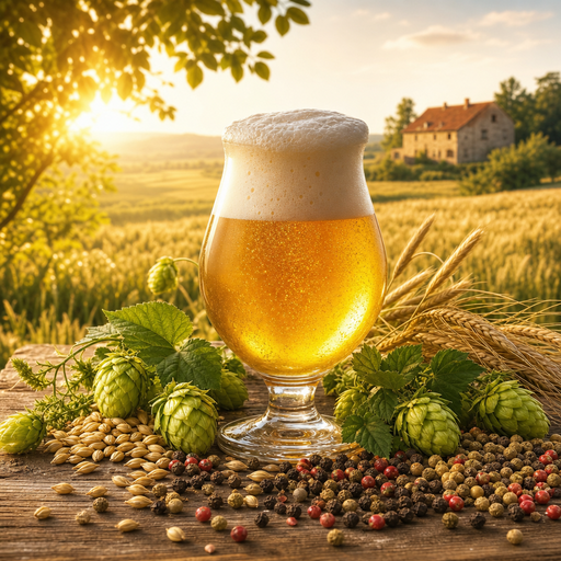 Pepper Field Farmhouse Saison | All-grain Recipe Kit | 5 Gallons text-free product artwork