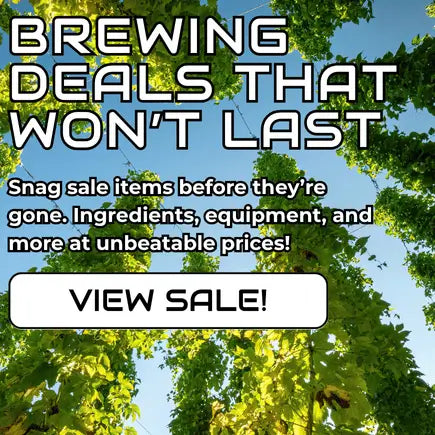 Check out all the latest deals at SoCal Brewing Supply, from ingredients to equipment, and more. These deals won't last long, order now!