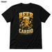 Beer Is My Cardio Black front t-shirt mockup - SoCal Brewing Supply