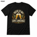 Beer Is My Love Language Black front t-shirt mockup - SoCal Brewing Supply