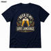 Beer Is My Love Language Navy front t-shirt mockup - SoCal Brewing Supply