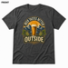 Beer Tastes Better Outside Asphalt front t-shirt mockup - SoCal Brewing Supply