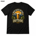 Beer Tastes Better Outside Black front t-shirt mockup - SoCal Brewing Supply