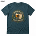Brewed Locally, Judged Harshly Heather Deep Teal front t-shirt mockup - SoCal Brewing Supply