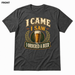 I Came, I Saw, I Ordered a Beer Asphalt front t-shirt mockup - SoCal Brewing Supply