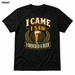 I Came, I Saw, I Ordered a Beer Black front t-shirt mockup - SoCal Brewing Supply