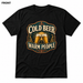 Cold Beer, Warm People Black front t-shirt mockup - SoCal Brewing Supply