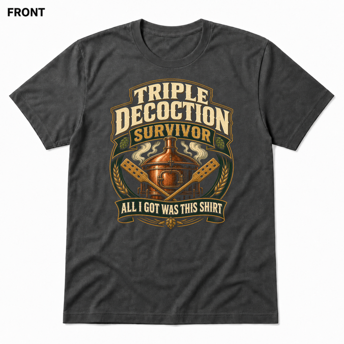 Decoction Support Group Asphalt front t-shirt mockup - SoCal Brewing Supply