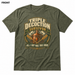 Decoction Support Group Heather Military Green front t-shirt mockup - SoCal Brewing Supply