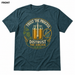 Distrust the Airlock Heather Deep Teal front t-shirt mockup - SoCal Brewing Supply