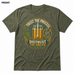 Distrust the Airlock Heather Military Green front t-shirt mockup - SoCal Brewing Supply