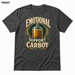 Emotional Support Carboy Asphalt front t-shirt mockup - SoCal Brewing Supply