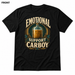 Emotional Support Carboy Black front t-shirt mockup - SoCal Brewing Supply