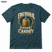 Emotional Support Carboy Heather Deep Teal front t-shirt mockup - SoCal Brewing Supply