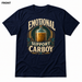 Emotional Support Carboy Navy front t-shirt mockup - SoCal Brewing Supply