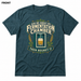 Ask Me About My Fermentation Chamber Heather Deep Teal front t-shirt mockup - SoCal Brewing Supply