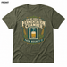 Ask Me About My Fermentation Chamber Heather Military Green front t-shirt mockup - SoCal Brewing Supply