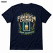 Ask Me About My Fermentation Chamber Navy front t-shirt mockup - SoCal Brewing Supply