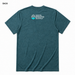 I Forgot to Sanitize T-Shirt BACK view in Heather Deep Teal on square white background