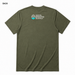 I Forgot to Sanitize T-Shirt BACK view in Military Green on square white background