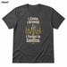 I Forgot to Sanitize t-shirt front view in Asphalt, square white background