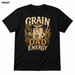 Grain Dad Energy Black front t-shirt mockup - SoCal Brewing Supply