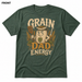 Grain Dad Energy Heather Forest front t-shirt mockup - SoCal Brewing Supply