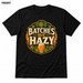 Hazy Batches Black front t-shirt mockup - SoCal Brewing Supply