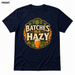 Hazy Batches Navy front t-shirt mockup - SoCal Brewing Supply