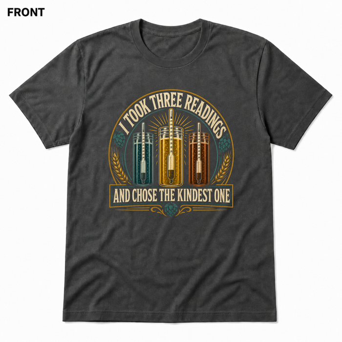 Kindest Reading Asphalt front t-shirt mockup - SoCal Brewing Supply